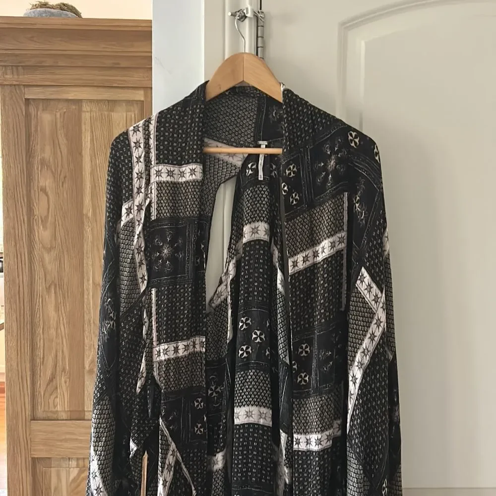 Free people Free People Twilight & Ivory Festival Scarf Print Duster - Picture 4 of 13